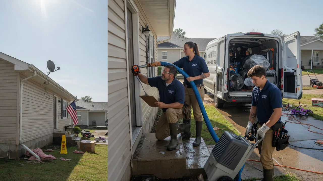 Ceiling Water Damage Restoration in Spickard, MO near me